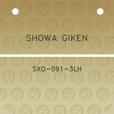 showa-giken-sxo-091-3lh