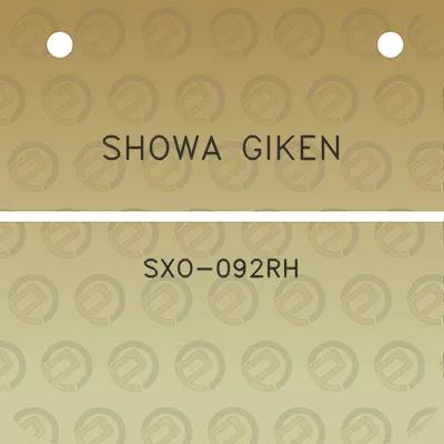 showa-giken-sxo-092rh