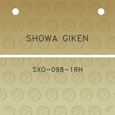 showa-giken-sxo-098-1rh