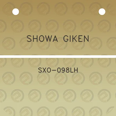 showa-giken-sxo-098lh