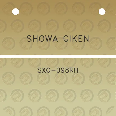 showa-giken-sxo-098rh