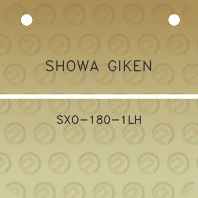 showa-giken-sxo-180-1lh