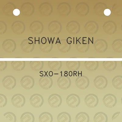 showa-giken-sxo-180rh