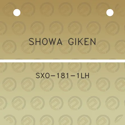 showa-giken-sxo-181-1lh