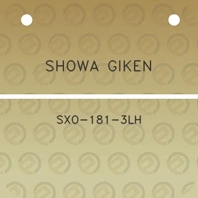 showa-giken-sxo-181-3lh