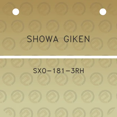 showa-giken-sxo-181-3rh