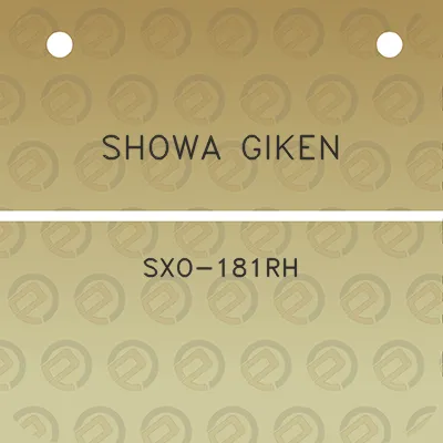 showa-giken-sxo-181rh