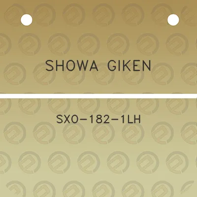 showa-giken-sxo-182-1lh