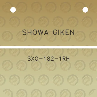 showa-giken-sxo-182-1rh