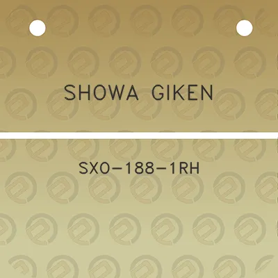 showa-giken-sxo-188-1rh