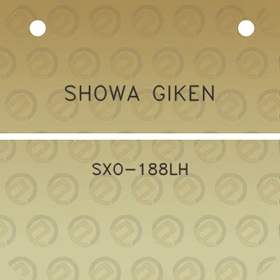 showa-giken-sxo-188lh