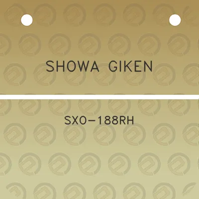 showa-giken-sxo-188rh