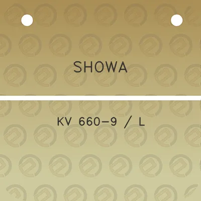 showa-kv-660-9-l