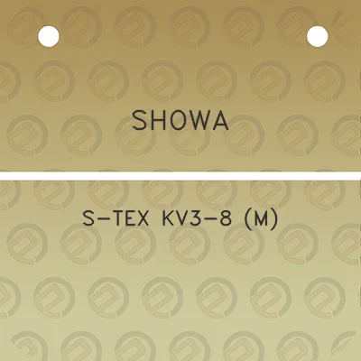 showa-s-tex-kv3-8-m