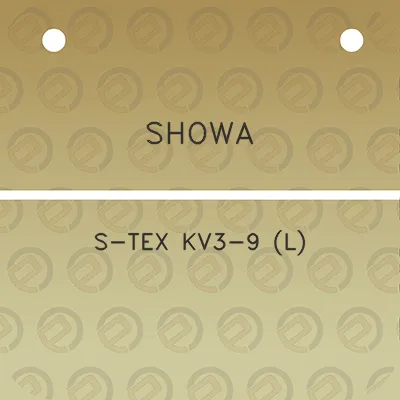 showa-s-tex-kv3-9-l