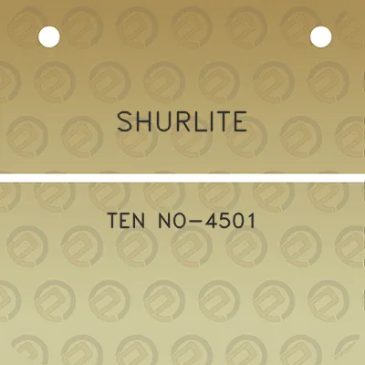 shurlite-ten-no-4501