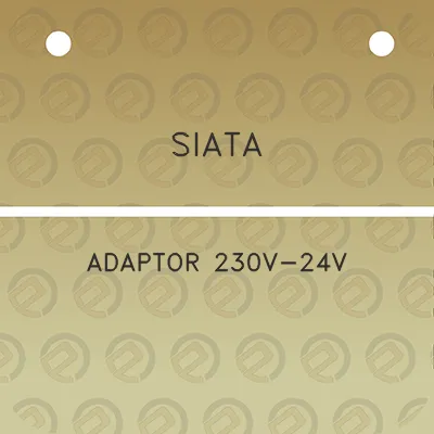 siata-adaptor-230v-24v