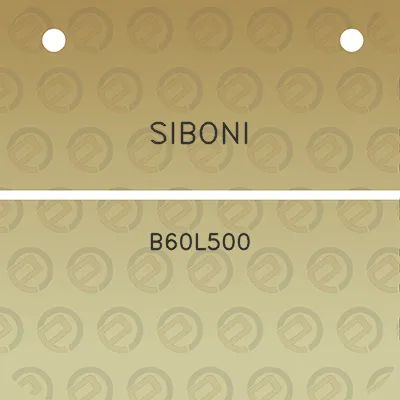 siboni-b60l500