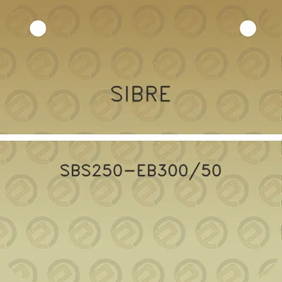 sibre-sbs250-eb30050