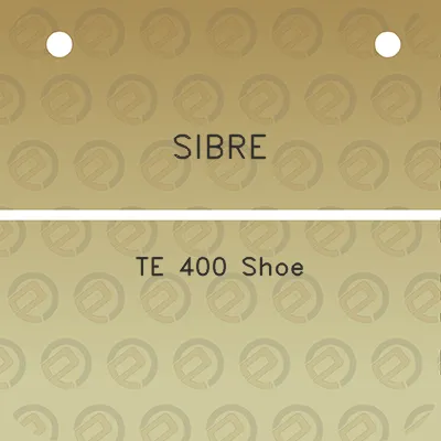 sibre-te-400-shoe