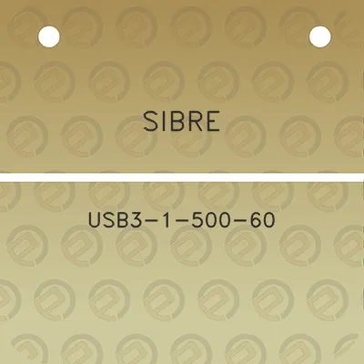 sibre-usb3-1-500-60