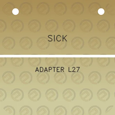 sick-adapter-l27