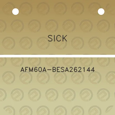 sick-afm60a-besa262144