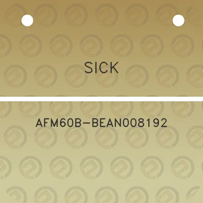 sick-afm60b-bean008192