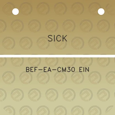 sick-bef-ea-cm30-ein