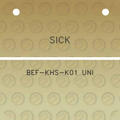 sick-bef-khs-k01-uni