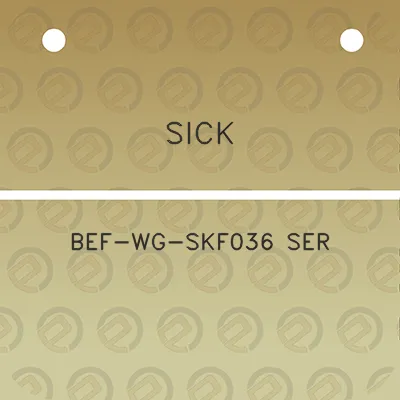 sick-bef-wg-skf036-ser