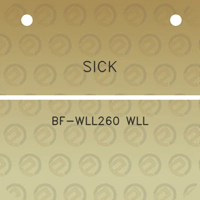 sick-bf-wll260-wll