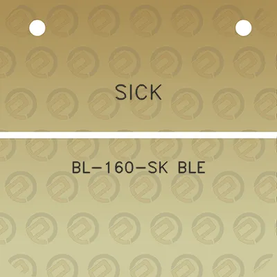 sick-bl-160-sk-ble