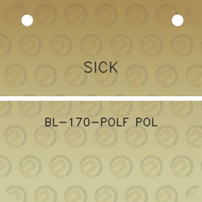 sick-bl-170-polf-pol