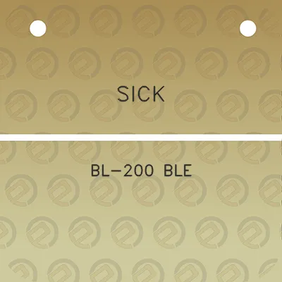 sick-bl-200-ble