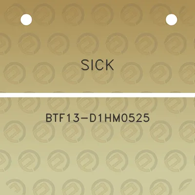 sick-btf13-d1hm0525