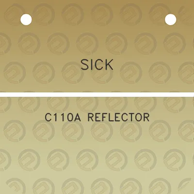 sick-c110a-reflector