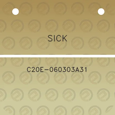 sick-c20e-060303a31