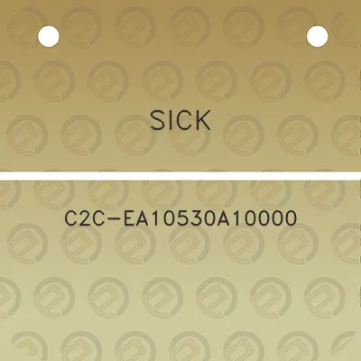 sick-c2c-ea10530a10000