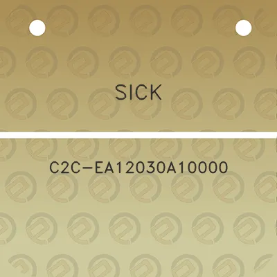 sick-c2c-ea12030a10000