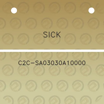 sick-c2c-sa03030a10000