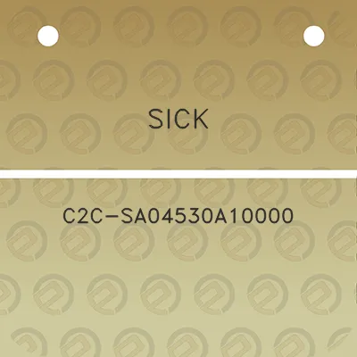 sick-c2c-sa04530a10000