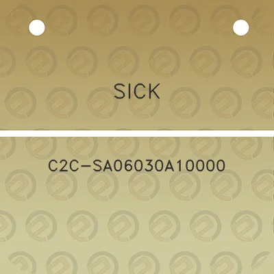 sick-c2c-sa06030a10000