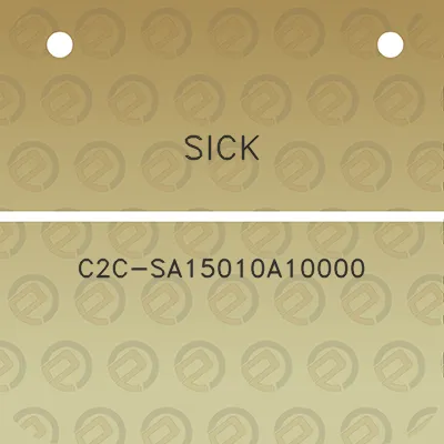 sick-c2c-sa15010a10000