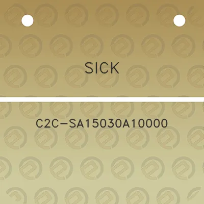 sick-c2c-sa15030a10000