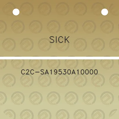 sick-c2c-sa19530a10000