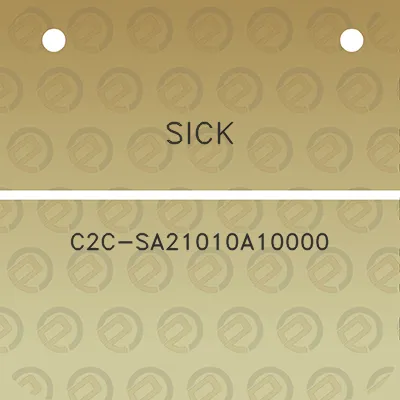 sick-c2c-sa21010a10000