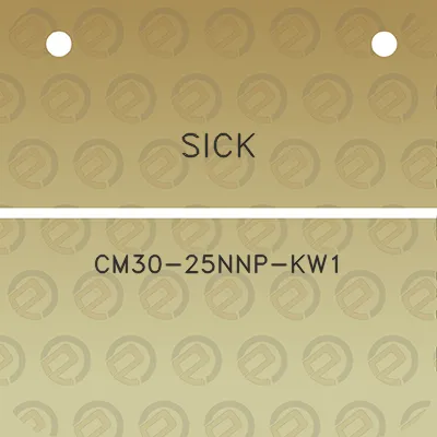 sick-cm30-25nnp-kw1