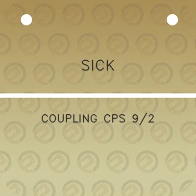 sick-coupling-cps-92