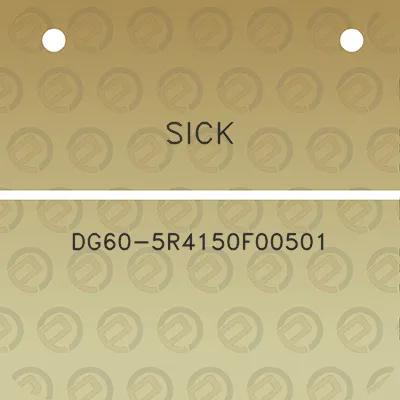 sick-dg60-5r4150f00501